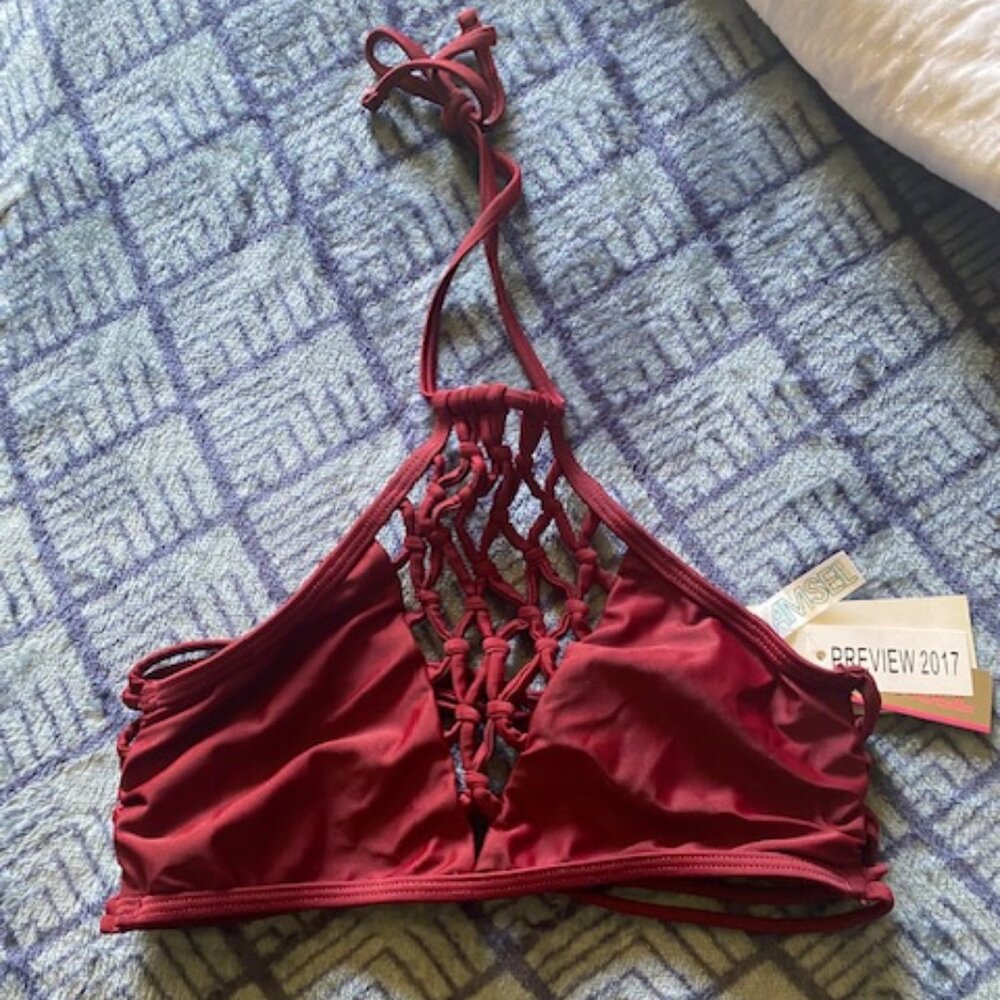 Damsel Halter Swim top and bottom